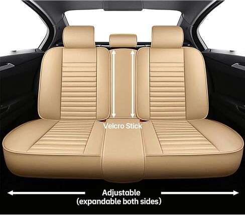Luxury Custom Fit PU Leather Seat Covers for Ford F150, Tesla, Toyota, and SUVs – Waterproof Full Set, Airbag Compatible, 360° Wrap Design in Saudi Arabia