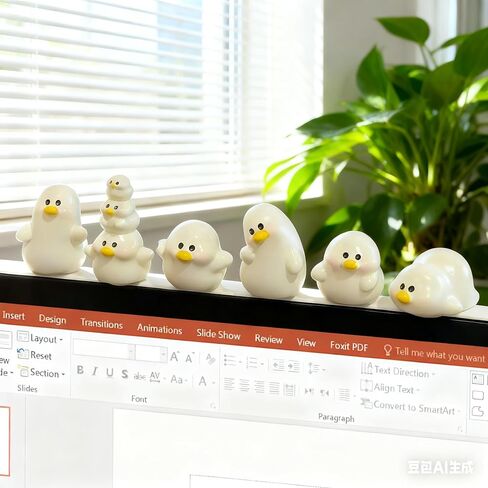 Cute Little Duck,6 Pcs Automotive Interior Decoration Accessories for Car Rearview Mirror and Dashboard,Cute Anime Decor for Home Garden Office,Car Decor for Women，Funny Ornament Gifts (xy-01) in Kuwait