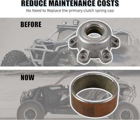 NICECNC غطاء زنبركي أساسي للقابض بدون زيت متوافق مع Can Am Maverick X3 Max R 4x4 DS Turbo DPS 2020-2021، X3 Max R 4x4 Turbo DPS 2018-2019، X3 R 4x4 DS Turbo DPS 2020-2021، انظر التركيبات in Saudi Arabia