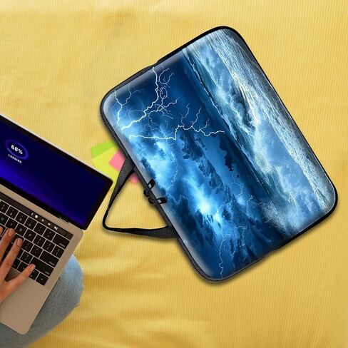 حقيبة كمبيوتر محمول لطيفة على شكل قطة مع Galaxy مقاس 13-14 بوصة مع مقبض للكمبيوتر المحمول وحقيبة كمبيوتر محمول متينة للسفر متوافقة مع أجهزة الكمبيوتر المحمول in Kuwait