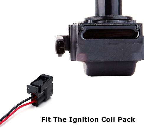 iJDMTOY 3pc Female 2-Way Engine Spark Ignition Coil Connector w/ 6-Inch Pigtail Wiring Compatible with Lexus/Toyota 3.0L V6 Engine: 1JZGTE 2JZGTE 2JZGE, Replace OEM 90919-02215 in Saudi Arabia