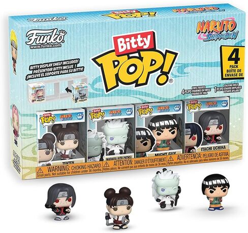 فانكو بيتي بوب! Naruto Shippuden: Tenten وMadara (المسارات السادسة) وMight Guy وItachi Uchiha وA Surprise Mystery Mini Figure - 0.9 بوصة (2.2 سم) قابلة للتجميع - فكرة هدية - قطعة علوية للكيك in Saudi Arabia