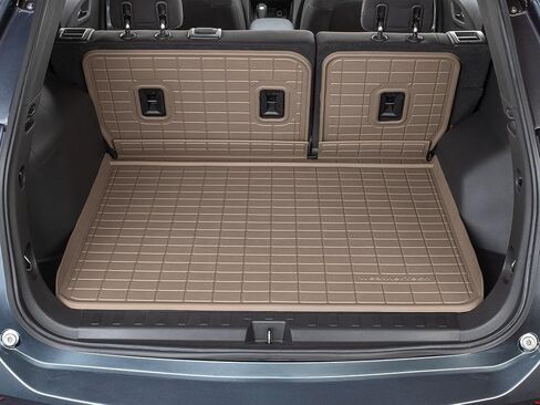 Weathertech SeatBack Cargo Liner HP for Kia Telluride, Behind 3rd Row w/Bumper Protector (401512IMSK), Black in Saudi Arabia
