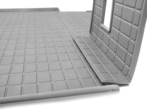 Weathertech SeatBack Cargo Liner HP لكيا تيلورايد، خلف الصف الثالث مع واقي ممتص الصدمات (401512IMSK)، أسود in Saudi Arabia