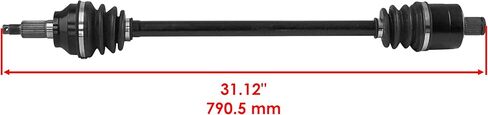 Caltric Front Left Or Right CV Axle Compatible with Polaris General 1000 Deluxe 2020 / General XP 1000 2021-2023 / General XP 4 1000 2021-2023 1334269 in Saudi Arabia