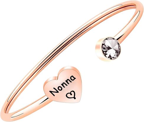 BEKECH Nonna مجوهرات هدايا نونا الكفة سوار الجدة الإيطالية هدية عيد الأم للأسرة نونا جديد نونا سوار in Kuwait