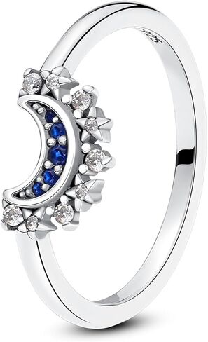 Nbsameng 925 Sterling Silver Stacking Ring with CZ Zirconia, Gift for Women Girls, Texture (Size 9) in Kuwait