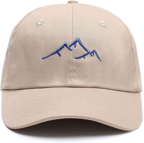 LIVOME Embroidery Mountain Athletic Baseball Caps for Men Women, Adjustable Trucker Hat Cotton Girl Youth Unisex Adult in Kuwait