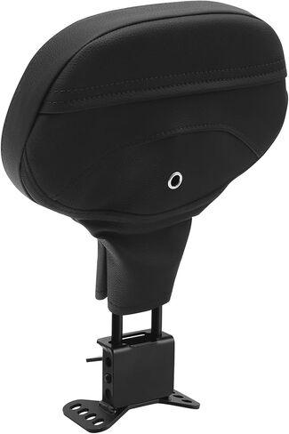 XFMT-moto-part XFMT Detachable Quick Release Adjustable Plug-in Driver Rider Backrest Pad For Harley Davidson Touring Road King CVO 2009-2020, Black #3, RP520601 in Saudi Arabia