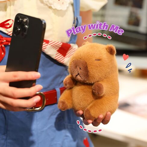 Ditucu Capybara Stuffed Animals Cute Soft Plush Doll Small Capibara Plushies Toys Gifts for Kids Brown 5 inch in Saudi Arabia