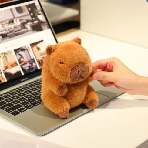 Ditucu Capybara Stuffed Animals Cute Soft Plush Doll Small Capibara Plushies Toys Gifts for Kids Brown 5 inch in Saudi Arabia
