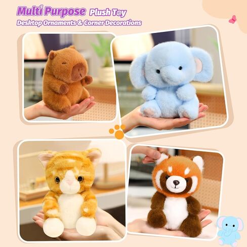 Ditucu Capybara Stuffed Animals Cute Soft Plush Doll Small Capibara Plushies Toys Gifts for Kids Brown 5 inch in Saudi Arabia