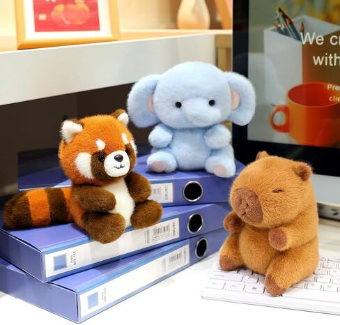 Ditucu Capybara Stuffed Animals Cute Soft Plush Doll Small Capibara Plushies Toys Gifts for Kids Brown 5 inch in Saudi Arabia