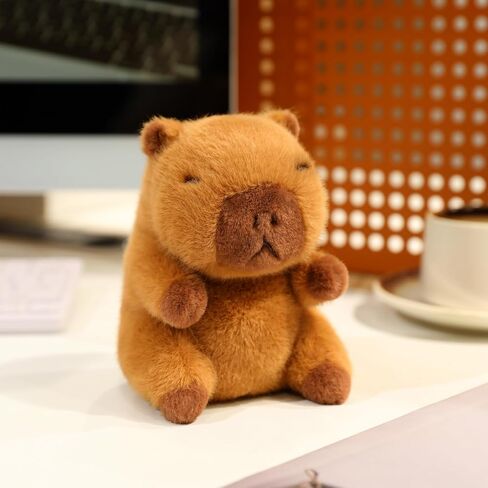 Ditucu Capybara Stuffed Animals Cute Soft Plush Doll Small Capibara Plushies Toys Gifts for Kids Brown 5 inch in Saudi Arabia