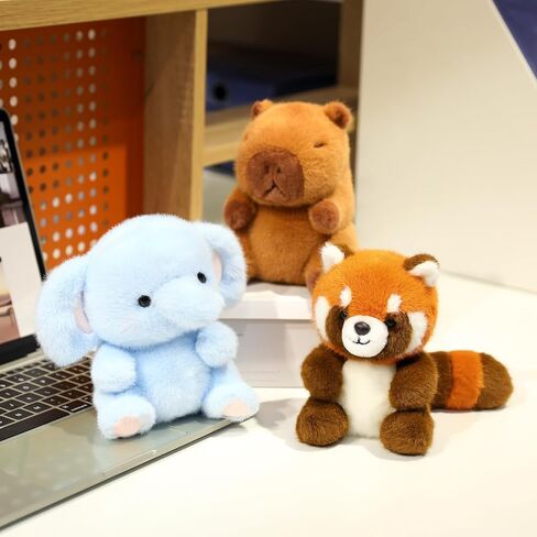 Ditucu Capybara Stuffed Animals Cute Soft Plush Doll Small Capibara Plushies Toys Gifts for Kids Brown 5 inch in Saudi Arabia