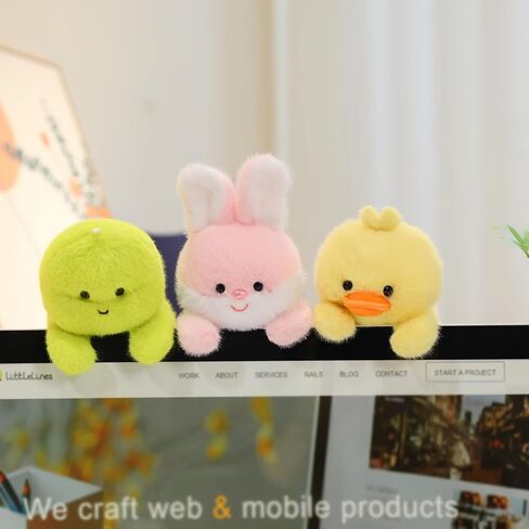 ديتوكو كابيبارا حيوانات محشوة لطيفة وناعمة من القطيفة دمية كابيبارا بلاشيز الصغيرة هدايا للأطفال بني 5 بوصة in Kuwait