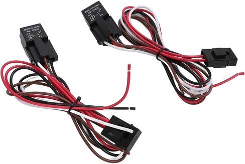 مجموعة ترحيل المروحة الكهربائية المزدوجة، مجموعة أسلاك المروحة الكهربائية المزدوجة 12VDC 185 درجة فهرنهايت على 175 درجة فهرنهايت قبالة مجموعة ترموستات مرحل المروحة الكهربائية لمراوح 10 12 14 16 بوصة in Saudi Arabia