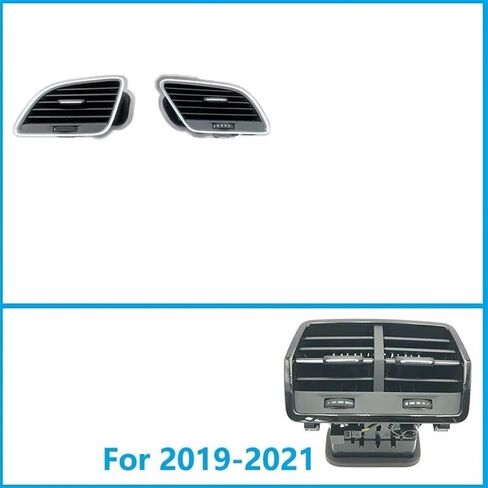 فتحات السيارة اليسار الأيمن لوحة القيادة منفذ تكييف الهواء ل Q3 19-2021 الخلفية تكييف الهواء تنفيس مصبغة قطع غيار السيارات (الخلفي) in Kuwait