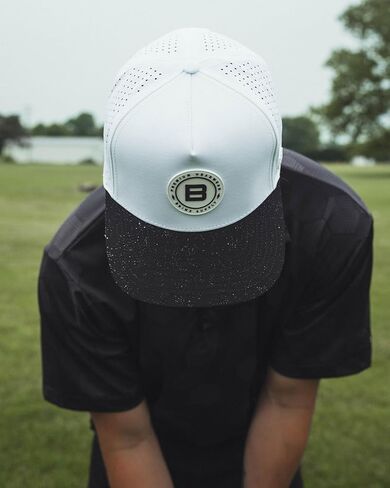 BRIMZ Outdoor Performance Hat - Water & Sweat Resistant Hats - Breathable & Moisture-Wicking Snapback in Saudi Arabia