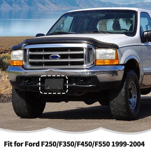 RT-TCZ حامل لوحة الترخيص الجبهة إطار لوحة الرخصة جبل قوس الملحقات لفورد F250/F350/F450/F550 2023 2024 2025 in Saudi Arabia