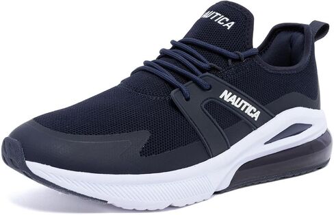 Nautica Men's Sneakers - Air Cushion Lace-Up Running Shoe - Lightweight and Comfortable Athletic Footwear for Everyday Wear and Fitness Training in Saudi Arabia