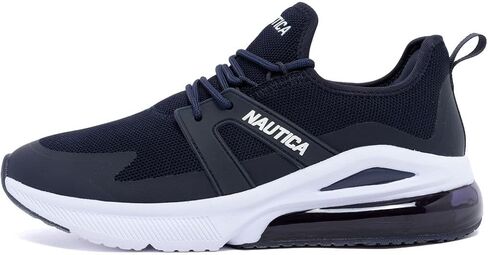 Nautica Men's Sneakers - Air Cushion Lace-Up Running Shoe - Lightweight and Comfortable Athletic Footwear for Everyday Wear and Fitness Training in Saudi Arabia
