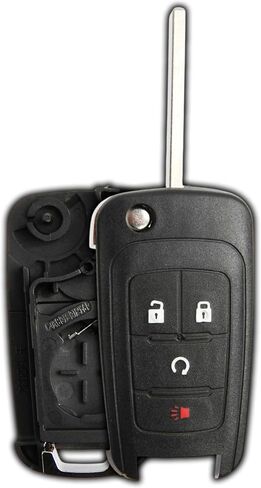 Remote Start Key Fob Shell Flip Case for Chevrolet Trax Buick Encore (KR55WK500733, 13501916) in Saudi Arabia