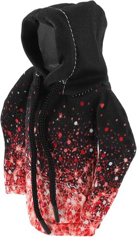 1 Pc Universal Gear Shift Knob Cover Automotive Manual Stick Shifting Handle Protector Flower Hoodie Style Black,Red Polyester in Saudi Arabia