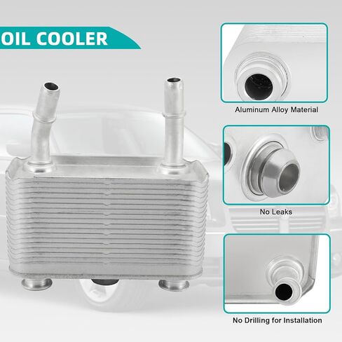 17207500754 Engine Oil Cooler Compatible with 2000-2006 BMW E53 Series X5 2000 2001 2002 2003 2004 2005 2006, Replaces 90678 in Saudi Arabia