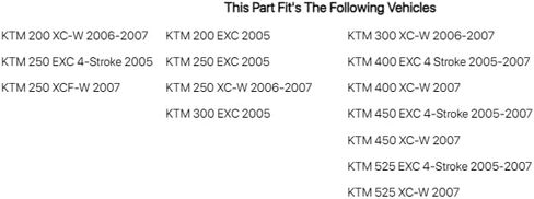 Acerbis Replica Plastic Kit KTM Orange For KTM 450 EXC 4-Stroke 2005-2007 in Saudi Arabia