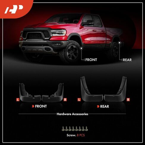 A-Premium Set of 4PCS Mud Flaps Splash Guards Mudguards Mudflaps Compatible with Mazda 3 2014-2019, Hatchback, Front & Rear Driver and Passenger Side in Saudi Arabia