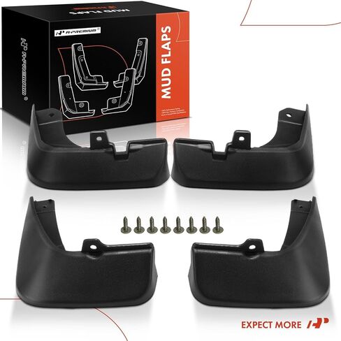 A-Premium Set of 4PCS Mud Flaps Splash Guards Mudguards Mudflaps Compatible with Mazda 3 2014-2019, Hatchback, Front & Rear Driver and Passenger Side in Saudi Arabia