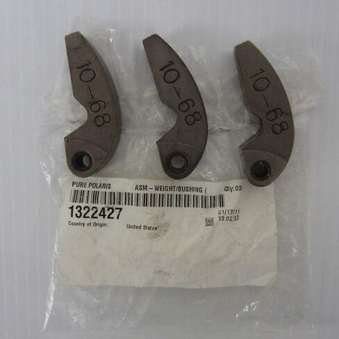 Polaris Snowmobile New OEM 3/PK 68g. Clutch Weight, 1322427 in Saudi Arabia