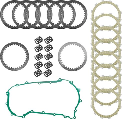 Caltric Clutch Friction Plates kit Compatible with Kawasaki Vulcan 1500 Nomad Fi VN1500 1999-2004 / Vulcan 1500 Mean Streak VN1500 2002-2003 in Saudi Arabia