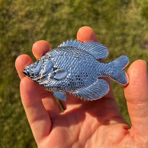 شارة شعار السيارة Crappie باللون الكروم in Saudi Arabia