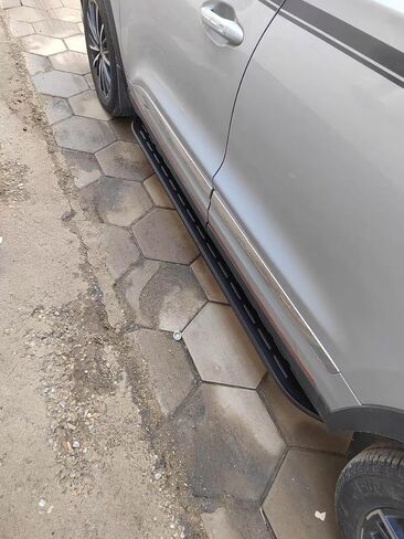 2PCS Side Steps Running Boards Nerf Bars Pedal Protector Fits for Lexus TX 350 500h 550h 2024 2025 2026 Black in Kuwait