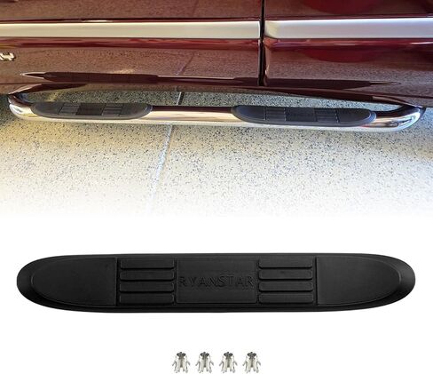 RYANSTAR RACING Universal Non-Slip Step Pad Replacement Kit - Durable Tread Covers Compatible with Trucks, SUVs, Vans (Matte Black) in Saudi Arabia