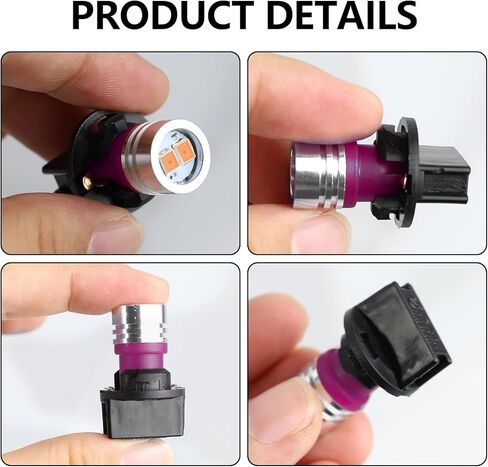 wuyaoyao 6 قطع 194 لمبة إضاءة LED، T10 168 W5W 2825 لمبة بديلة لمصابيح السيارة، مصابيح LED فائقة السطوع للسيارة الداخلية لوحة القيادة قبة خريطة لوحة لوحة القيادة أضواء لوحة الترخيص (وردي داكن) in Kuwait