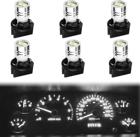 wuyaoyao 6 قطع 194 لمبة إضاءة LED، T10 168 W5W 2825 لمبة بديلة لمصابيح السيارة، مصابيح LED فائقة السطوع للسيارة الداخلية لوحة القيادة قبة خريطة لوحة لوحة القيادة أضواء لوحة الترخيص (وردي داكن) in Kuwait