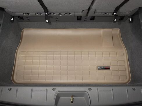 Weathertech بطانة صندوق السيارة لسيارة Chrysler Town & Country Van، Town & Country Van، Grand Caravan - خلف الصف الثالث (40265)، أسود in Saudi Arabia