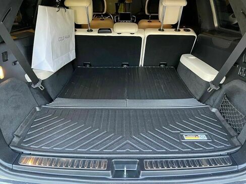 Cargo Liner - Trunk Mat for Mercedes-Benz GLS 2017-2019 – Weather-Resistant Trunk Mats for Cars with Raised Lip – Non-Slip Car Trunk Mat Rubber – Easy to Install – Laser Pre-Cut Design in Saudi Arabia