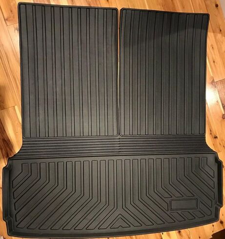 Cargo Liner - Trunk Mat for Mercedes-Benz GLS 2017-2019 – Weather-Resistant Trunk Mats for Cars with Raised Lip – Non-Slip Car Trunk Mat Rubber – Easy to Install – Laser Pre-Cut Design in Saudi Arabia