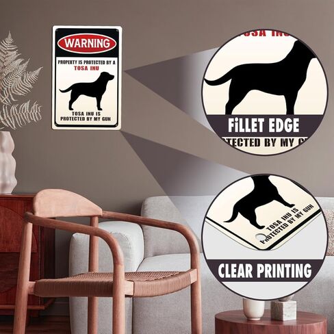 Aluminium plate 763 Warning Signs for Property Warning Metal Aluminium Plate Signs Plaques This Property is Protected By A Highly Trained Donkey Sign Outdoor House Signs for Walled Fence in Saudi Arabia