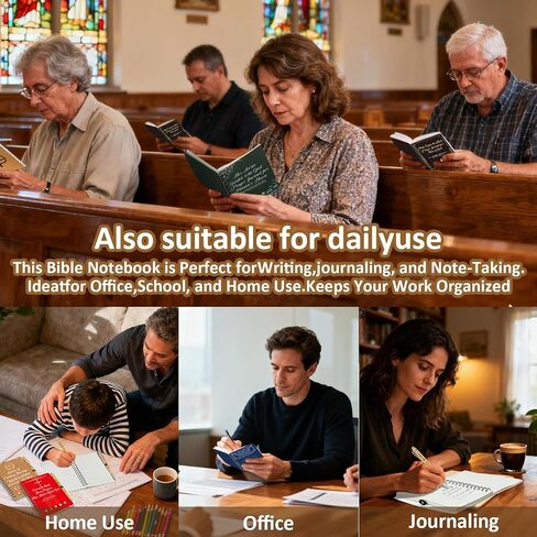 20 Pcs/10 Sets Christian Prayer Journal Bulk Spiral Notebooks with Sticky Notes, Spiral Notebooks 5.43"x 4.33"with Bible Ballpoint Pens - Faith Based Gifts for Women men, Church Members, Bible Study Groups & Church Families in Saudi Arabia