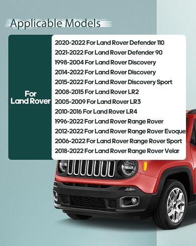 SCITOO M14x1.5 صواميل العروة البديلة لسيارة Land Rover lr3 2005-2009 لعام 2016 Range Rover Sport 2006-2022 صامولة عروة ذات نهاية مغلقة من الكروم 7/8 بوصة (22 مم) سداسية 20 قطعة in Saudi Arabia