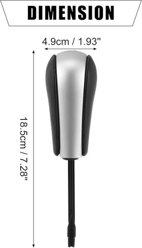 X AUTOHAUX Faux Leather Car Gear Knob Automatic for BMW X5 2000-2006 for BMW 525i 2003-2009 for BMW 330i 2001-2006 Matte in Saudi Arabia