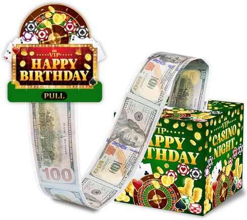 ChillHui Retirement Black and Golden Money Gift Box, Retired Birthday Money Pull Box for Women Men in Saudi Arabia