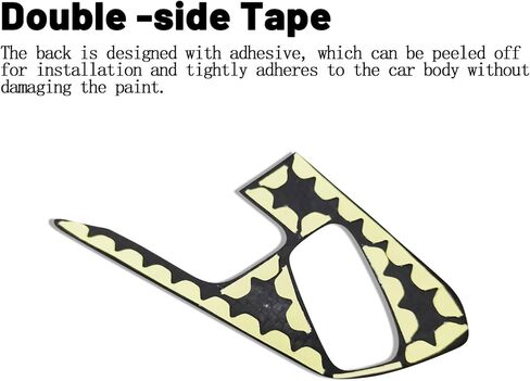 Compatible wth Carbon Fiber Steering Wheel Button Trim Automotive Modified Decoration for Chevrolet Corvette C8 2020 2021 2022 2023 2024 (2PCS Black) in Saudi Arabia