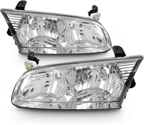 AKKON - For 2000 2001 Toyota Camry OE Style Chrome Housing Headlights Lamp Assembly Replacement in Saudi Arabia