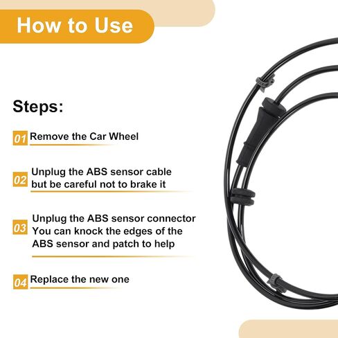 ABS عجلة السرعة مجموعة أجهزة استشعار No.479113LM0A/479103LM0A الجبهة اليسرى اليمنى ABS مجموعة أجهزة استشعار نظام الفرامل المضادة للقفل لنيسان NV200 2015-2019 in Saudi Arabia